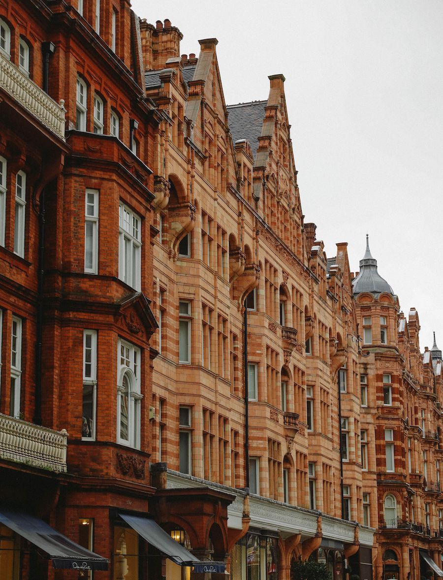 A photograph of the city, near family offices located in Central London, UK.