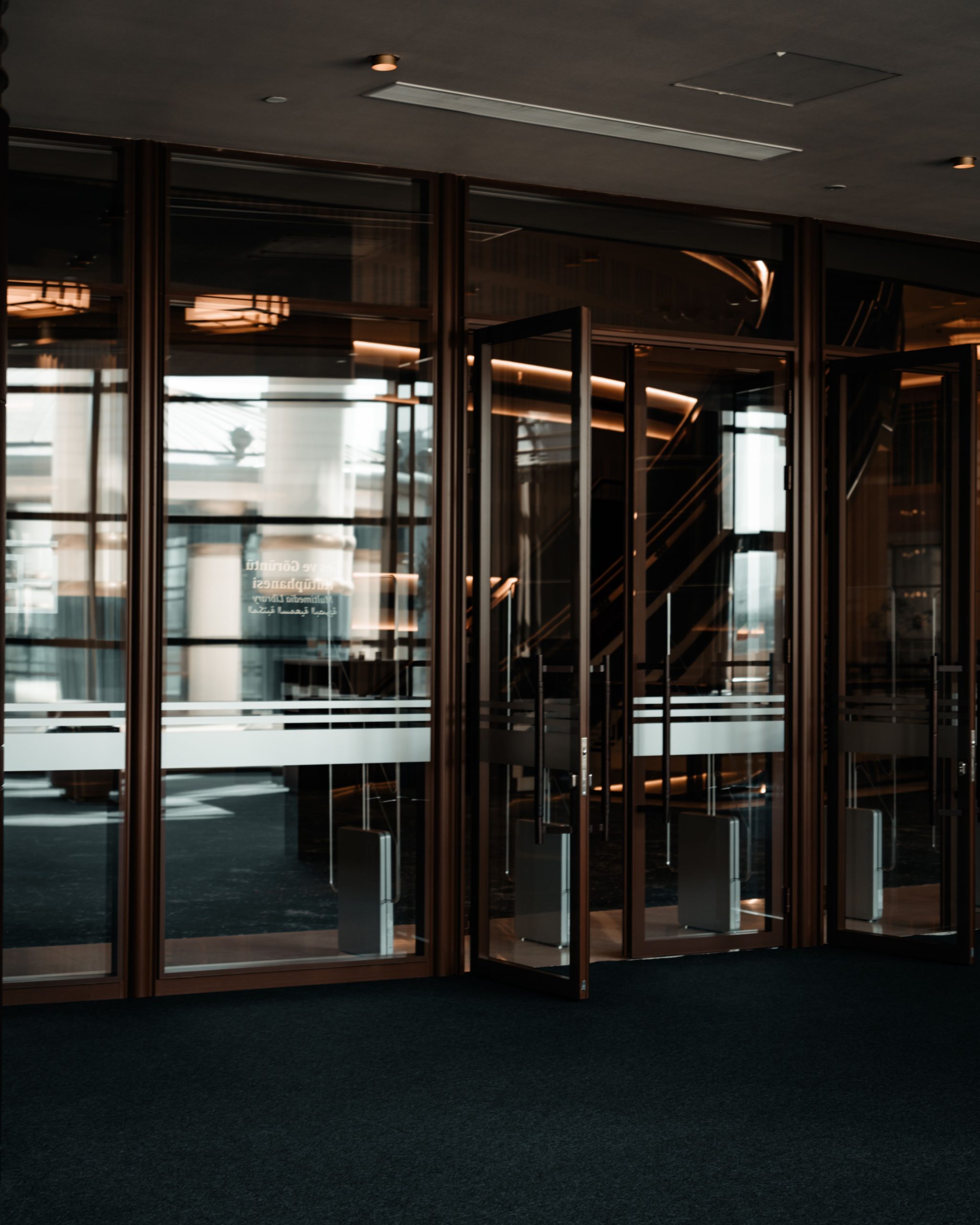A private office in London.